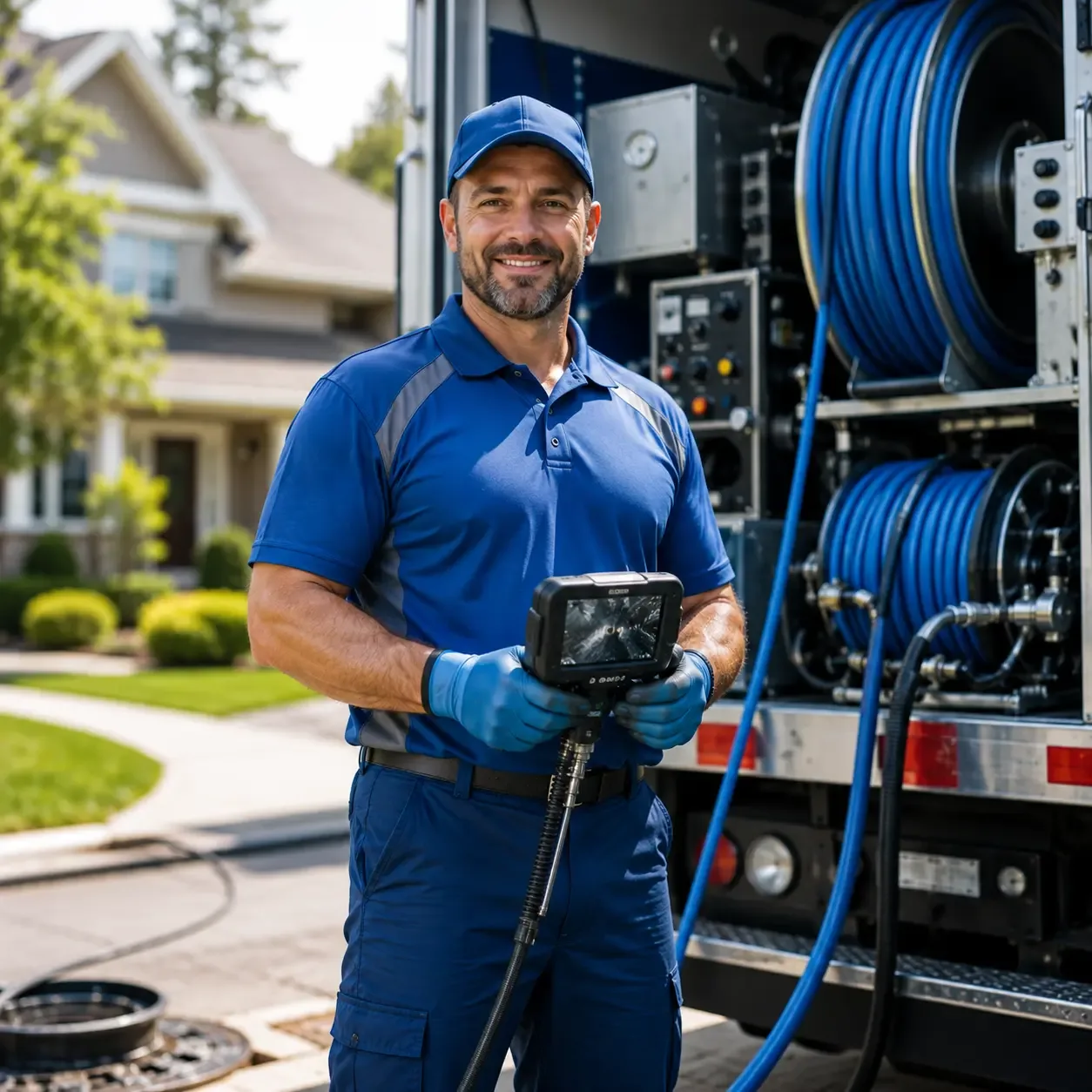 Local outdoor drain cleaning specialists in Linden, PA